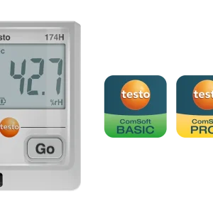 testo 174 H - Mini data logger for temperature and humidity with USB-C and PC Software