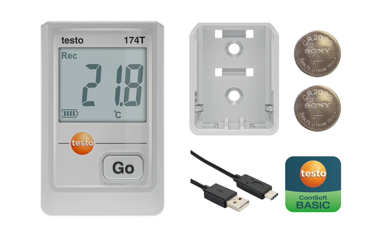testo 174 T - Mini temperature data logger with USB-C and PC software - Image 3